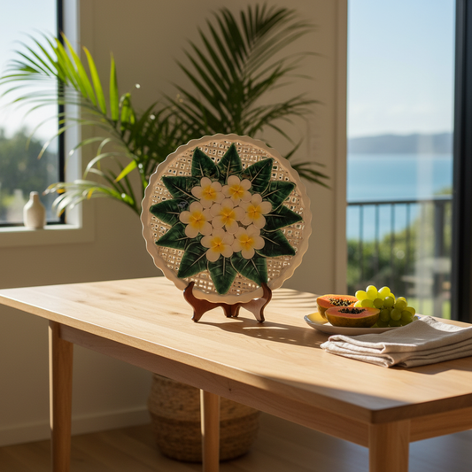 Frangipani Platter mockup