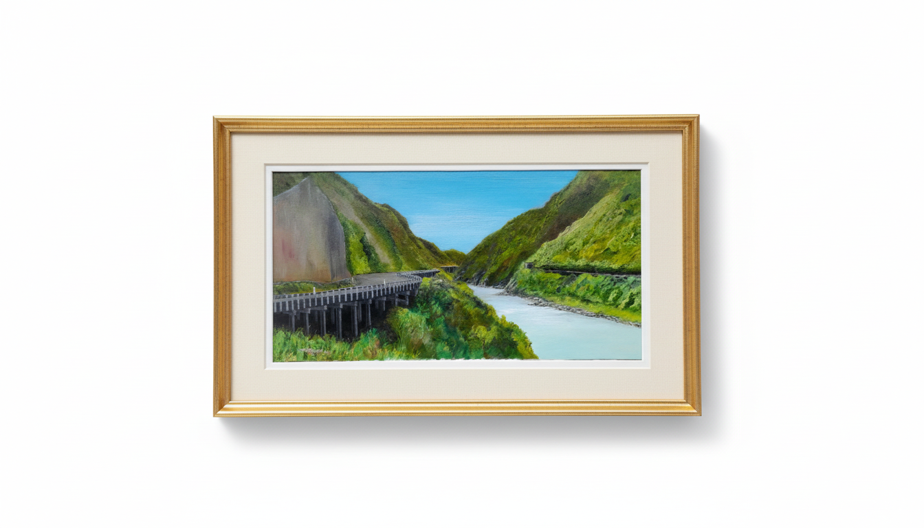 Manawatu Gorge - Framed