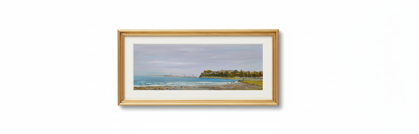 Napier Port, Bluff Hill - Framed