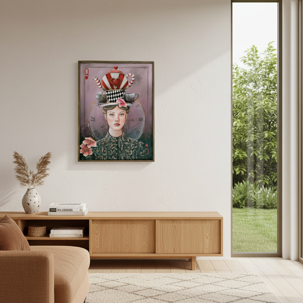 Alice Alice Who the . . . in a contemporary lived-in New Zealand home