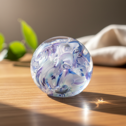 Blue Paperweight — Heather Kremen Hero Shot