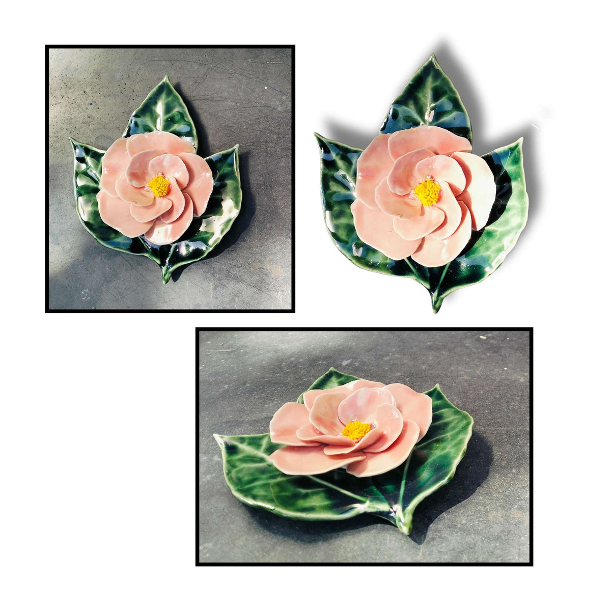 Camellia Wall Flowers -Pink, Purple