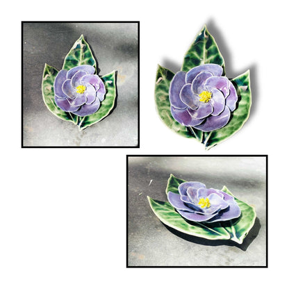 Camellia Wall Flowers -Pink, Purple