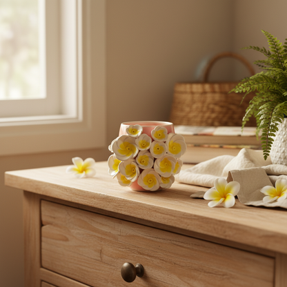 Frangipani Pink Bowl Large Mockup