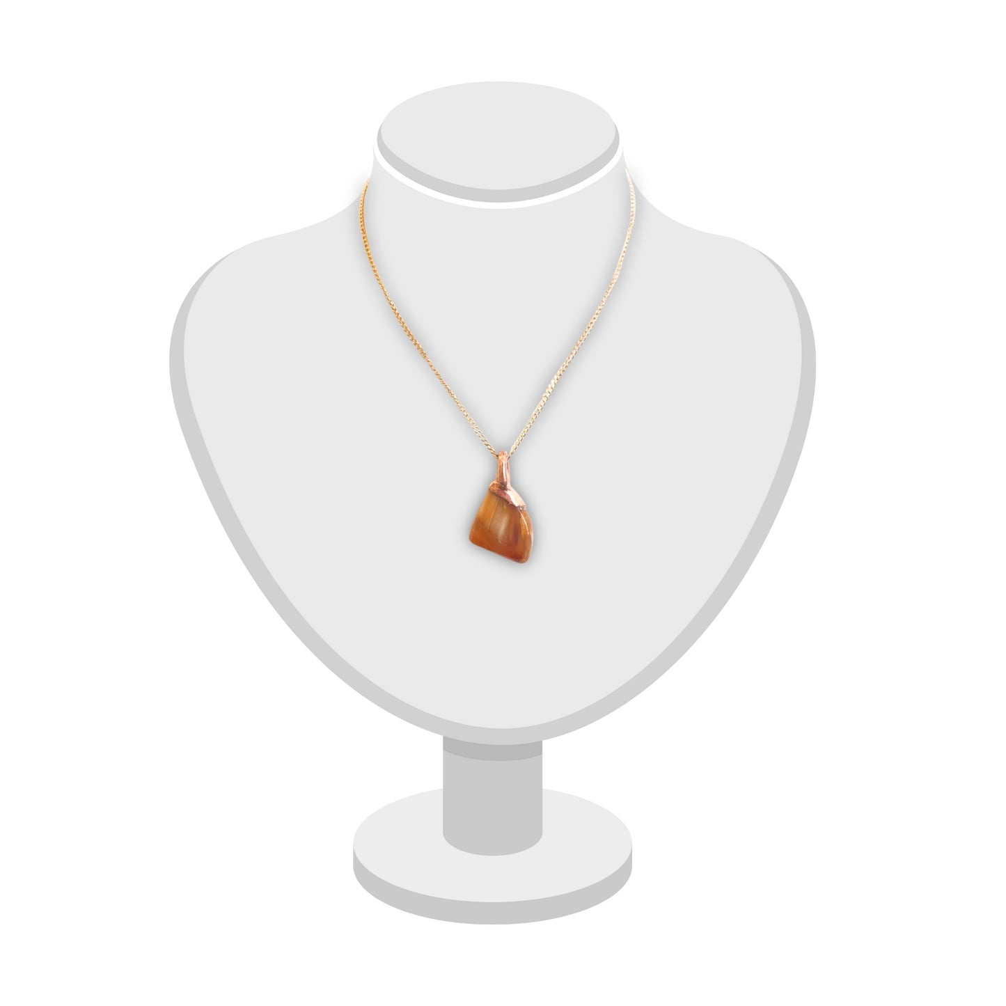 Carnelian Agate Pendant #35 by Gary Howse – handcrafted jewellery piece on a white background