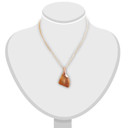 Carnelian Agate Pendant #35 by Gary Howse – handcrafted jewellery piece on a white background