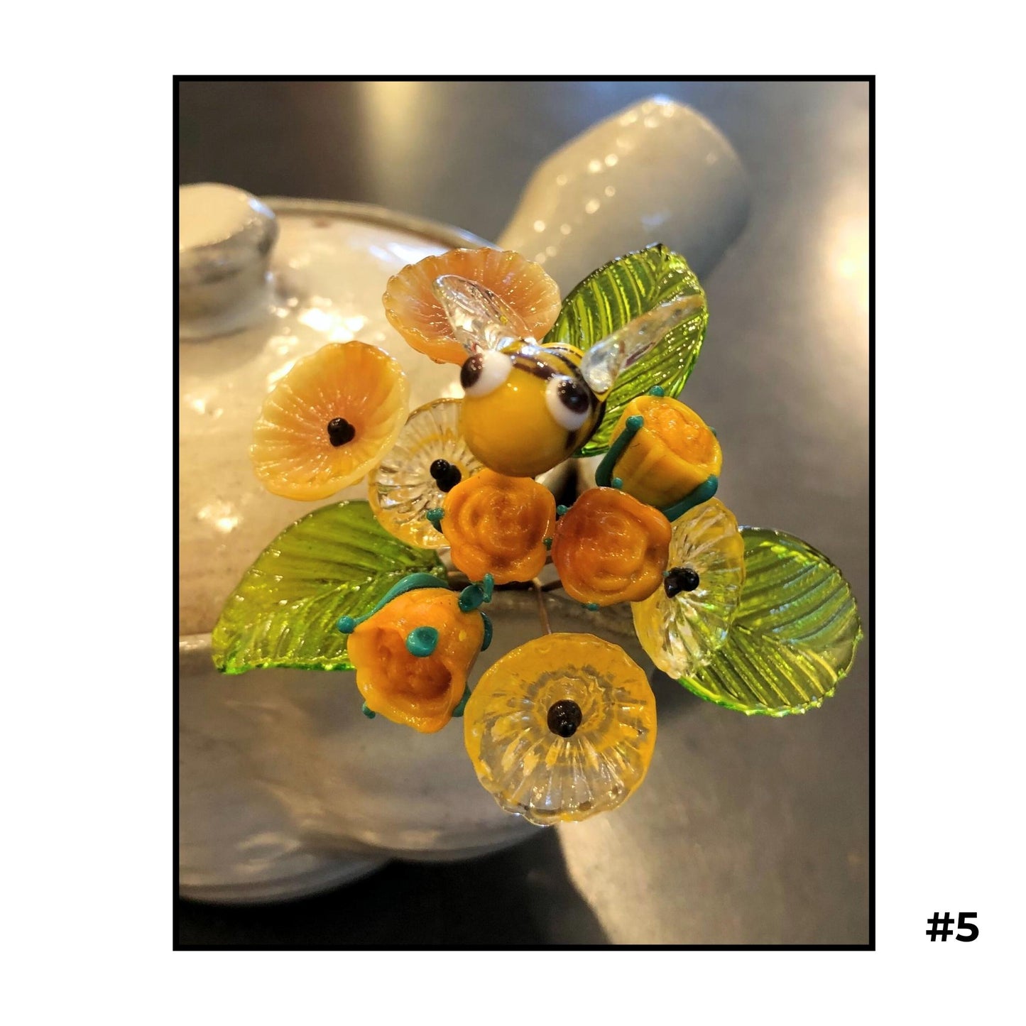 Tiny Glass Bouquets