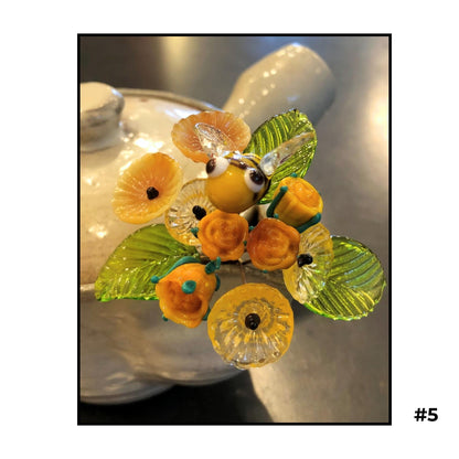 Tiny Glass Bouquets
