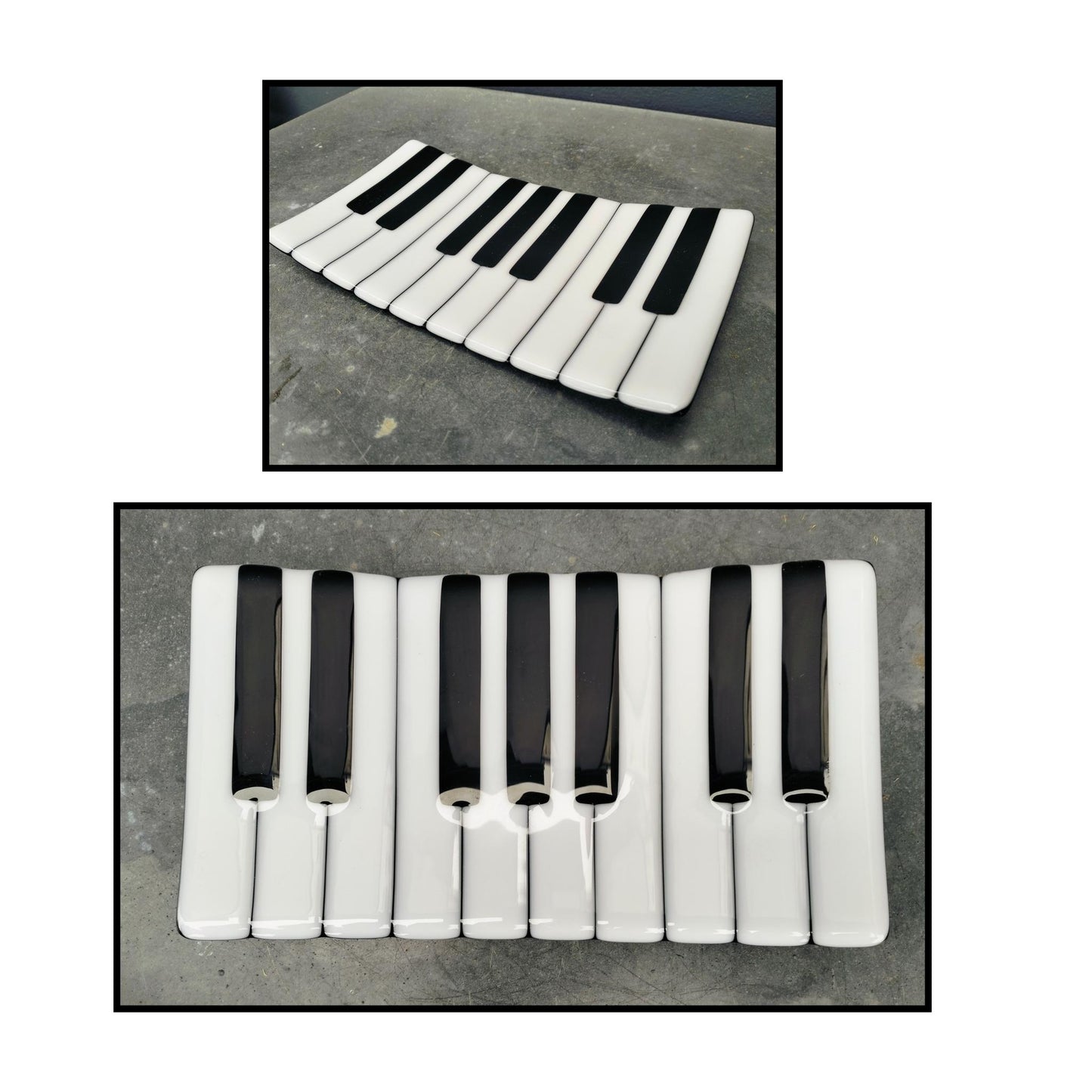 Glass Piano Plate