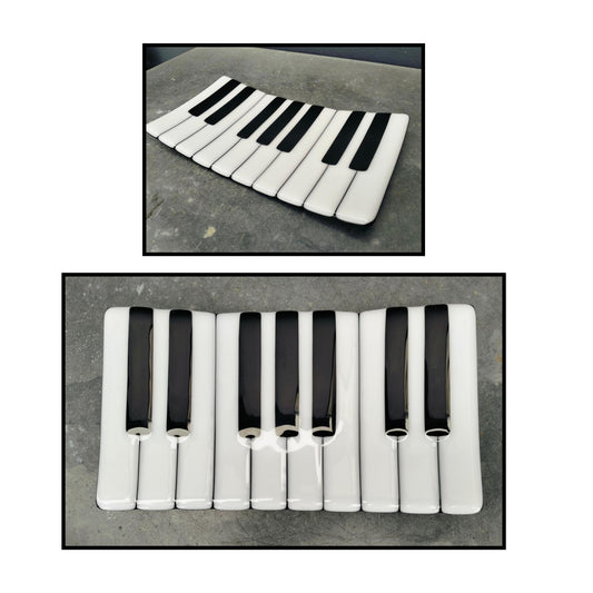Glass Piano Plate