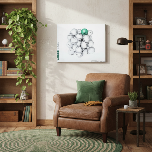 Green Ball — Colourful Mockup