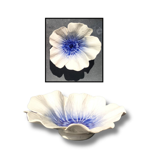 Hibiscus Ceramic Plates