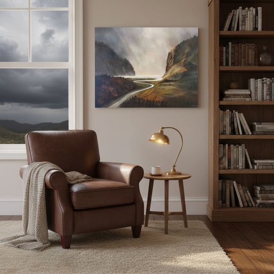 Secluded Inlet in Reading Nook