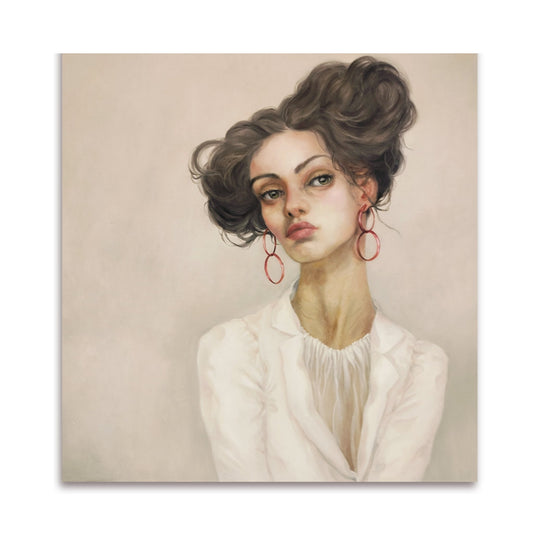 Contemporary portrait artwork “Attitude” by Teri Parat