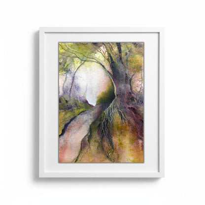 Towards the Light – Original Watercolour by Raewyn Harris | Red Peach Gallery
