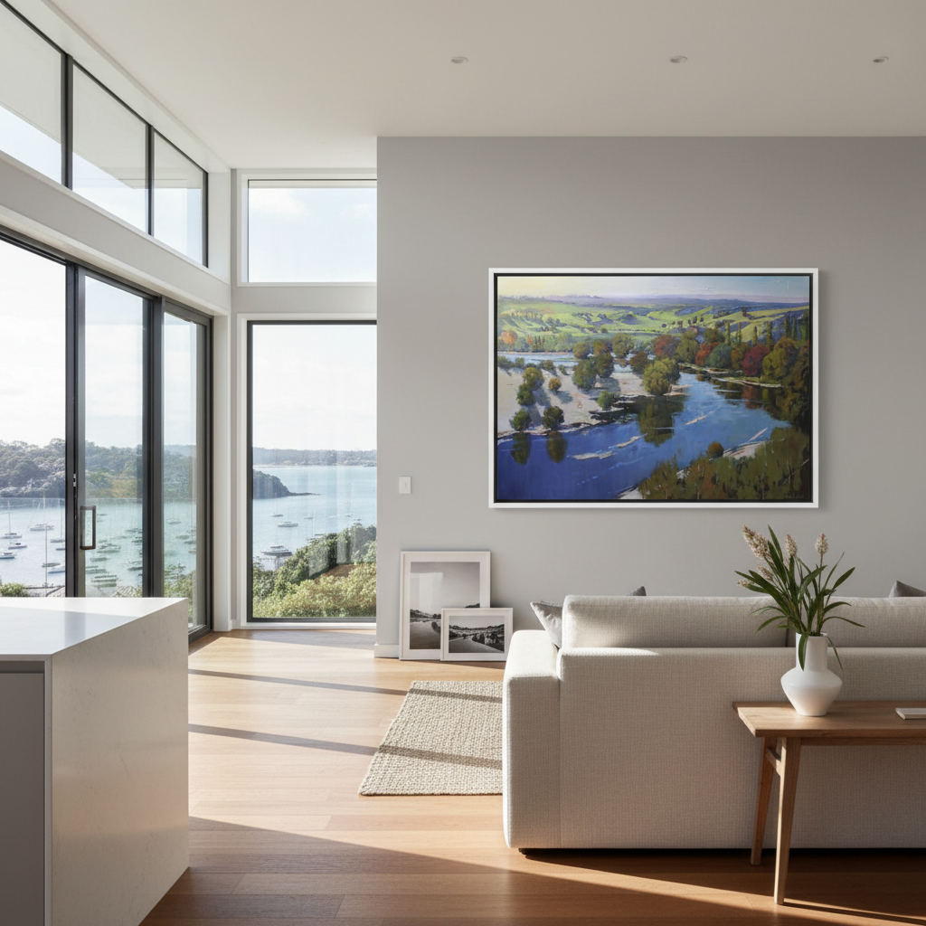 Tukituki River View in open-plan coastal home