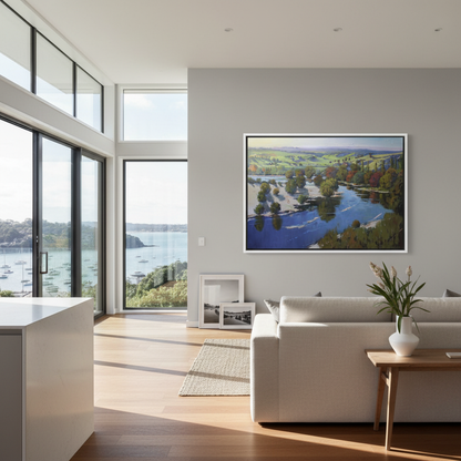 Tukituki River View in open-plan coastal home