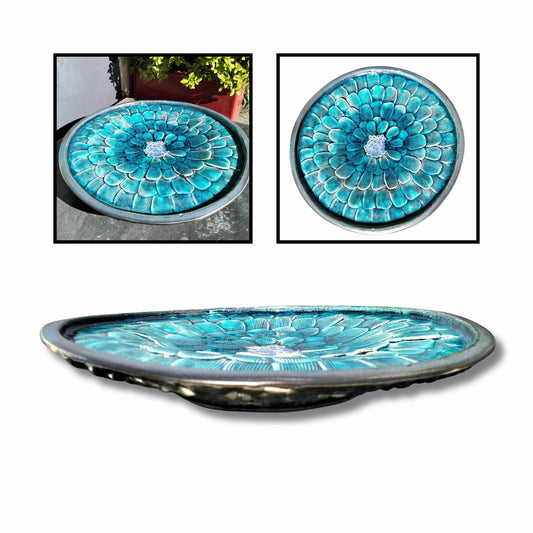 Teal Handcrafted Platter